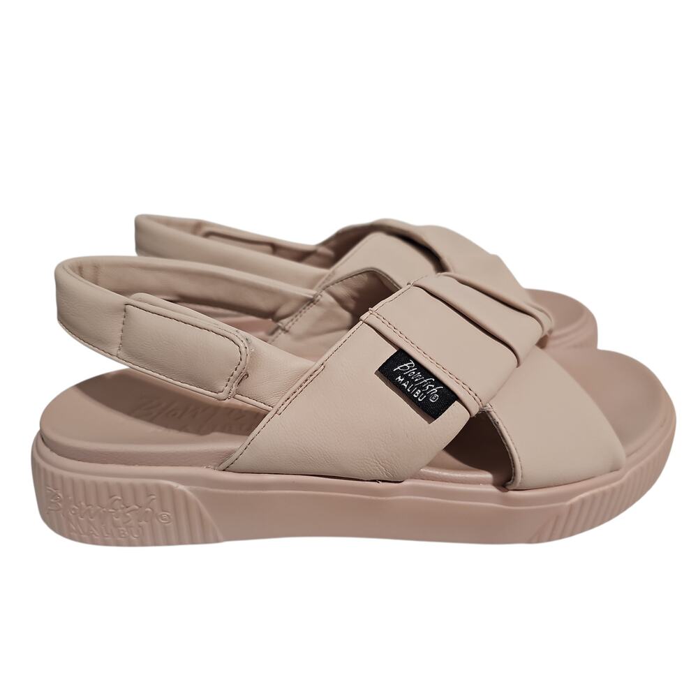Blowfish Malibu Platform Dulce Sandals Womens 8.5 Blush Pink Beachy